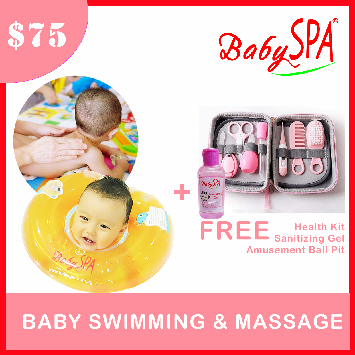 BabySPA Baby Swimming and Massage Gift Voucher